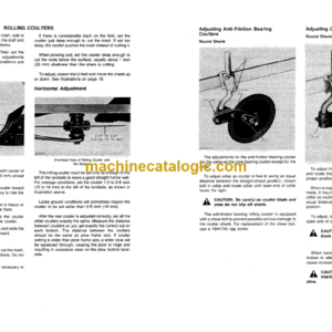 John Deere 3100 Series Drawn Moldboard Plows Operator’s Manual (OMA32060)