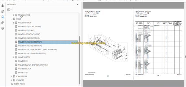 Hitachi ZX400R-7 Hydraulic Excavator Full Parts Catalog