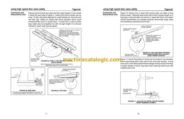 Tigercat 853T Feller Buncher Service Manual (853T393 - 853T499)