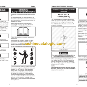 Tigercat H855C , LH855C Harvester Service Manual (85530101 – 85532000)