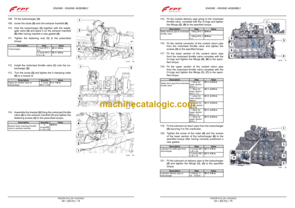 Tigercat FPT N67 Stage V Engine Service and Repair Manual (63259A)