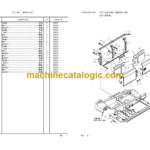 Komatsu PC360-7 Hydraulic Excavator Parts Book (36201 and up)