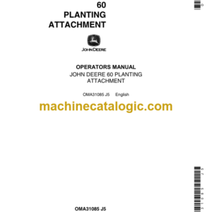 John Deere 60 Planting Attachment Operator's Manual (OMA31085)
