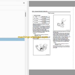 Hitachi 6WG1 Interim Tier 4 Compatible Technical and Workshop Engine Manual