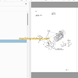 Hitachi VR308 Track Mounted Vibration Screen Full Parts Catalog