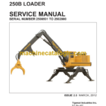 Tigercat 250B Loader Service Manual (2500501 - 2502000)