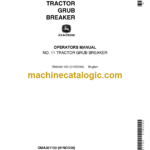 John Deere NO. 11 Tractor Grub Breaker Operator's Manual (OMA361150)
