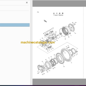 Hitachi EX700,EX700H,EX700BE Excavator Full Parts Catalog