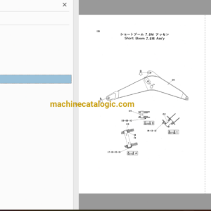 Hitachi UH35,UH501 Hydraulic Excavator Full Parts Catalog