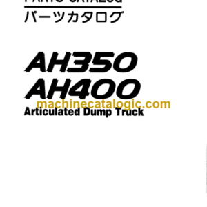 Hitachi AH350, AH400 Articulated Dump Truck Parts Catalog