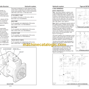 Tigercat X870C, LX870C Feller Buncher Service Manual (87061701 –  870635)