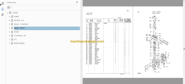 Hitachi CX1000,CX1100 Crawler Crane Full Parts Catalog