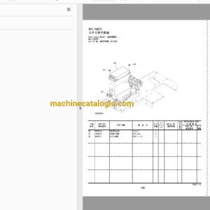 Hitachi ZX400W-3 Wheeled Material Handler Full Parts Catalog