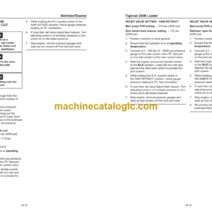 Tigercat 250B Loader Service Manual