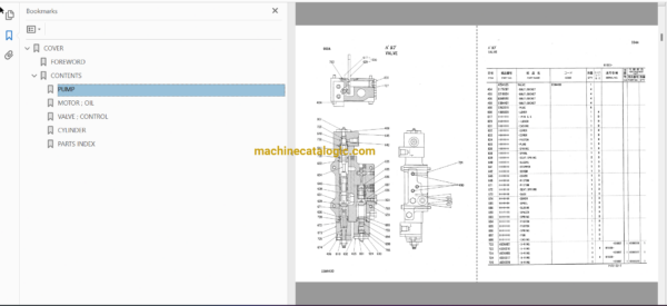 Hitachi EX700,EX700H,EX700BE Excavator Full Parts Catalog