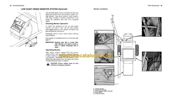 John Deere 7701 Combines Operator's Manual (OMH98962)