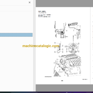 Hitachi ZW180J Wheel Loader Full Parts Catalog