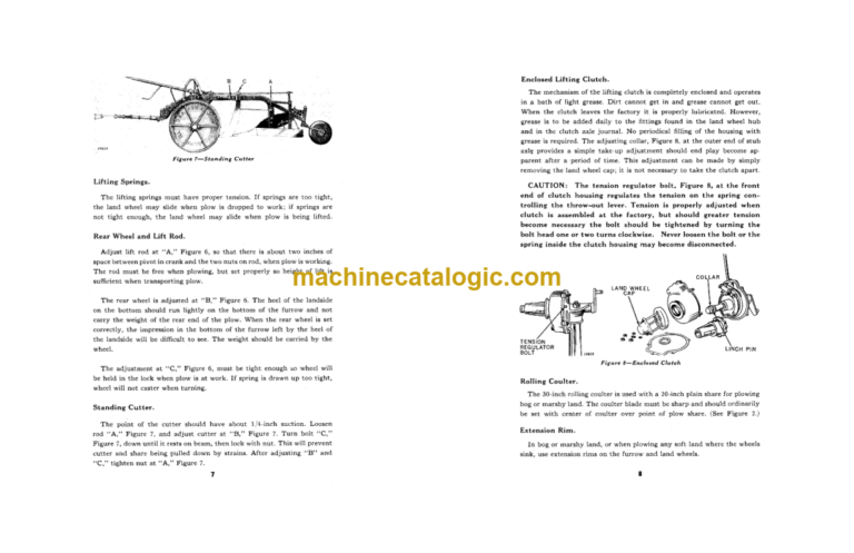 John Deere NO. 11 Tractor Grub Breaker Operator's Manual (OMA361150)