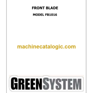 John Deere MODEL FB1016 Front Blade Operator's Manual (OM5CAFB1016)