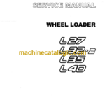 TCM L27, L32-2, L35, L40 Wheel Loader Service Manual