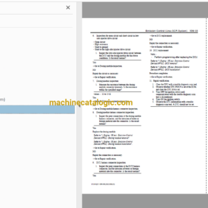 Hitachi 6WG1 Stage V Exhaust Emission Standards Technical and Workshop Engine Manual