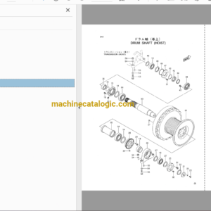 Hitachi CX1800 Crawler Crane Full Parts Catalog