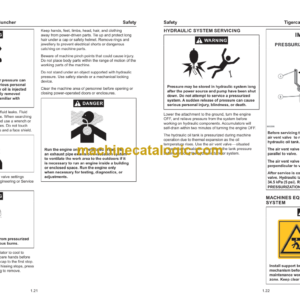 Tigercat 845E, L845E Feller Buncher Service Manual (84513001 – 84513500)