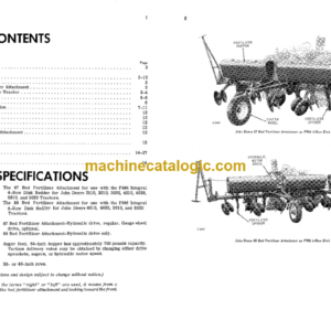 John Deere 87 and 88 Bed Fertilizer Attachments Operator’s Manual (OMA15339)