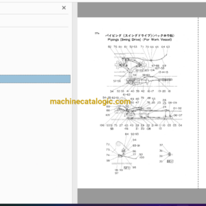 Hitachi UH50,UH801 Hydraulic Excavator Full Parts Catalog