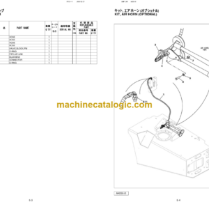 Hitachi AH250-D Articulated Dump Truck Parts Catalog