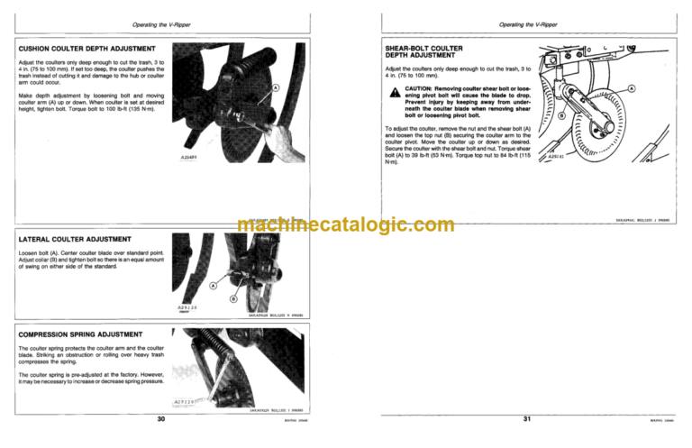 John Deere 910 V-RIPPER Operator's Manual (OMA50545)