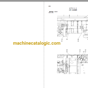 Hitachi ZX450 Deming Machine Full Parts Catalog