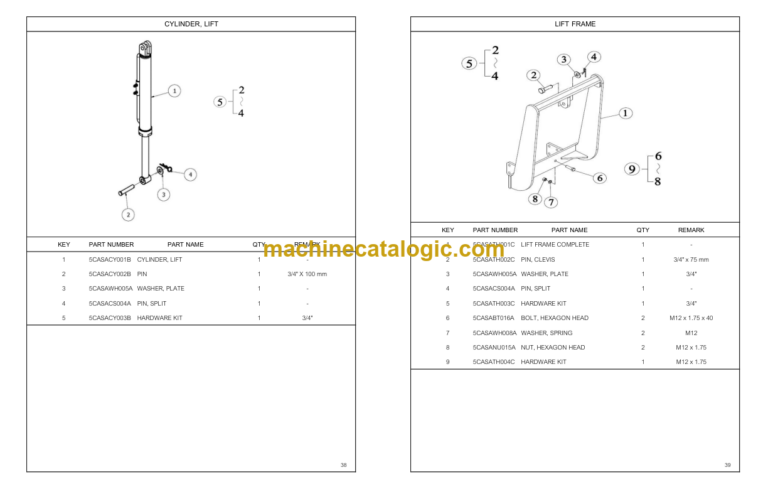 John Deere MODEL FB1016 Front Blade Operator's Manual (OM5CAFB1016)