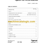 Tigercat 720C Feller Buncher Service Manual (7203001 - 7203499)