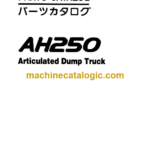 Hitachi AH250-D Articulated Dump Truck Parts Catalog