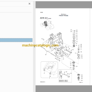 Hitachi ZW220 Wheel Loader Full Parts and Engine Parts Catalog