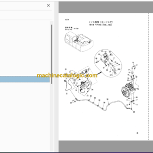 Hitachi ZX200 Excavator Full Parts Catalog