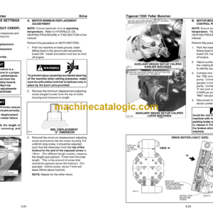 Tigercat 720C Feller Buncher Service Manual