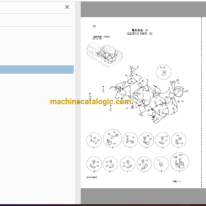 Hitachi ZX240-3G,ZX240LC-3G,ZX250H-3G,ZX250LCH-3G,ZX250K-3G,ZX250LCK-3G Hydraulic Excavator Full Parts Catalog