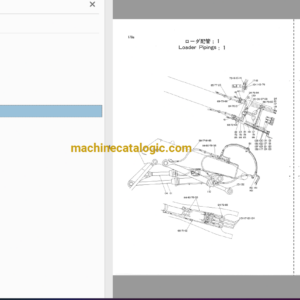 Hitachi EX1000 Hydraulic Excavator Full Parts Catalog