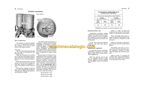 John Deere PA300 Series Planting Attachments Operator's Manual (OMA12360)