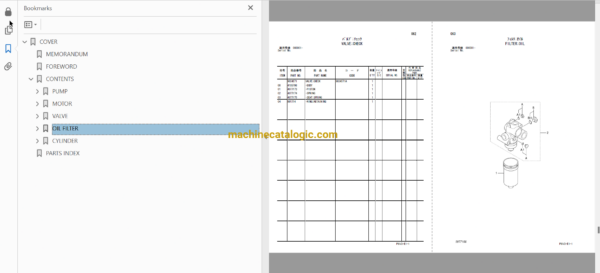 Hitachi VR512 Track Mounted Vibration Screen Full Parts Catalog