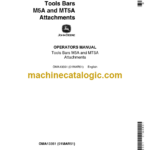 John Deere M5A and MT5A Attachments Tools Bars Operator's Manual (OMA13351)