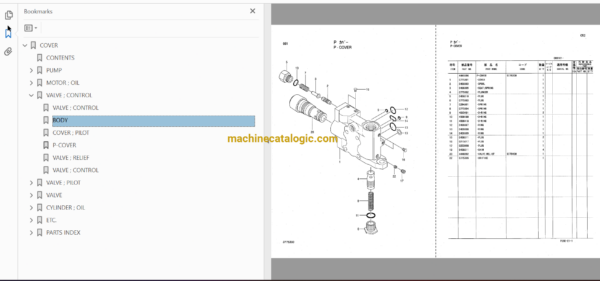 Hitachi CX2000 Crawler Crane Full Parts Catalog