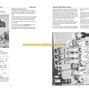 Tigercat 845B Feller Buncher Service Manual