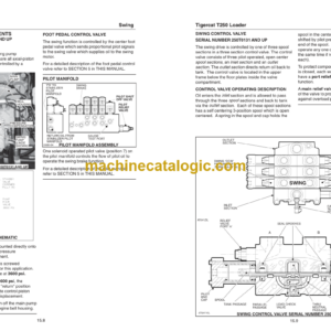 Tigercat T250 Loader Service Manual