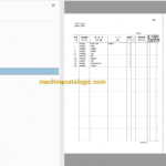 Hitachi EX125WD-5 Wheeled Excavator Full Parts Catalog
