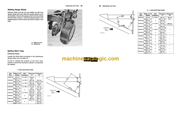 John Deere 2700 Semi-Integral Moldboard Plow Operator's Manual (OMA44265)