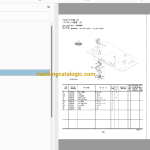 Hitachi ZX130-5B,ZX130LCN-5B Hydraulic Excavator Full Parts and Engine Parts Catalog