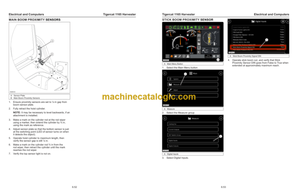 Tigercat 1165 Harvester Service Manual